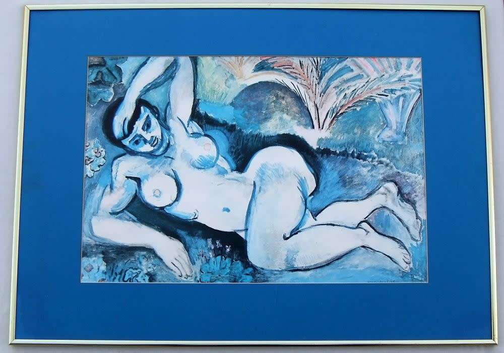 A rarely seen vintage professional art print of an artwork by Henri Matisse