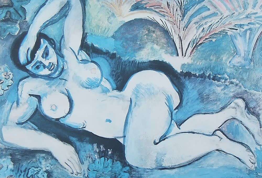 A rarely seen vintage professional art print of an artwork by Henri Matisse