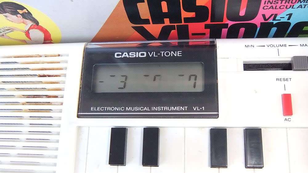 A truly rare vintage 1981 Casio VL - Tone electronic instrument & calculator with original box