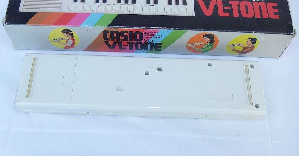 A truly rare vintage 1981 Casio VL - Tone electronic instrument & calculator with original box