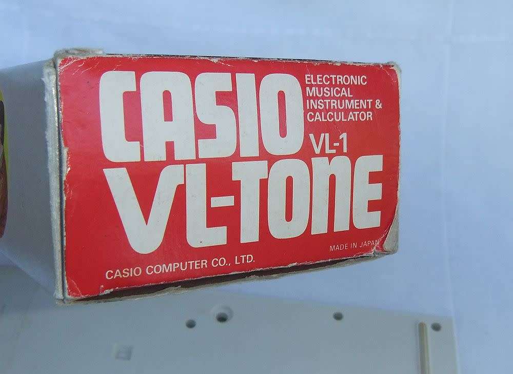 A truly rare vintage 1981 Casio VL - Tone electronic instrument & calculator with original box