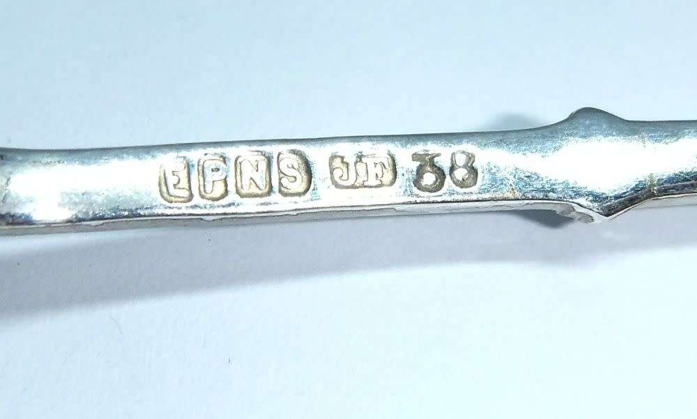 A vintage commemorative silverplate teaspoon made for the R.M.M.V Carnarvon Castle - Union Castle
