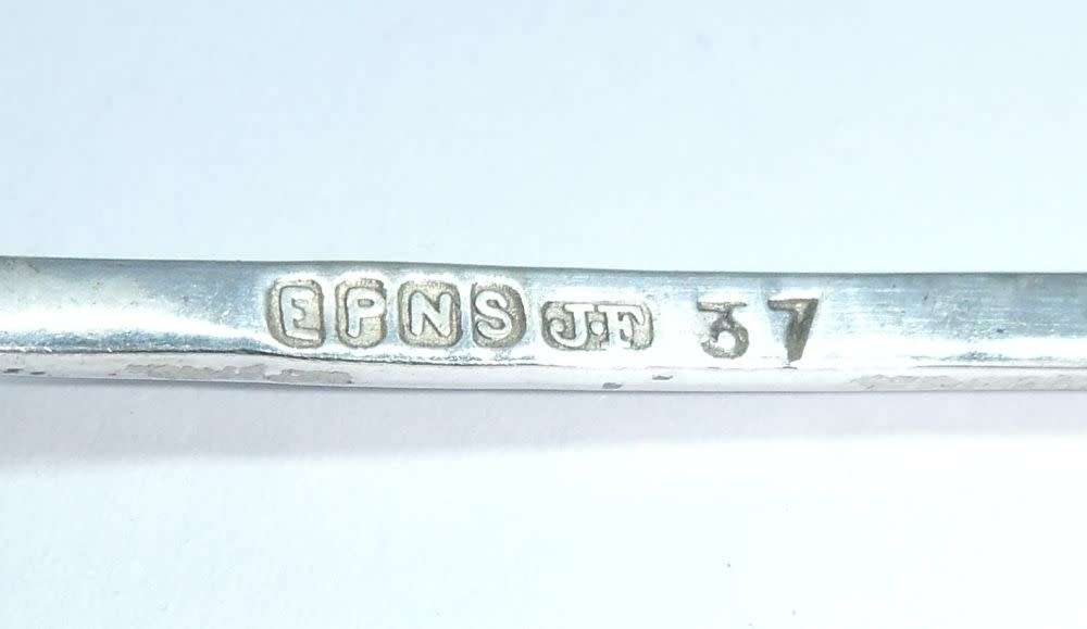 A vintage commemorative silverplate teaspoon made for the R.M.S Kenilworth Castle - Union Castle