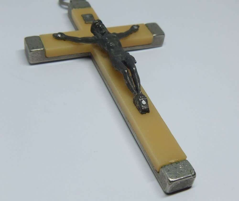 A magnificently detailed vintage Italian made Crucifix