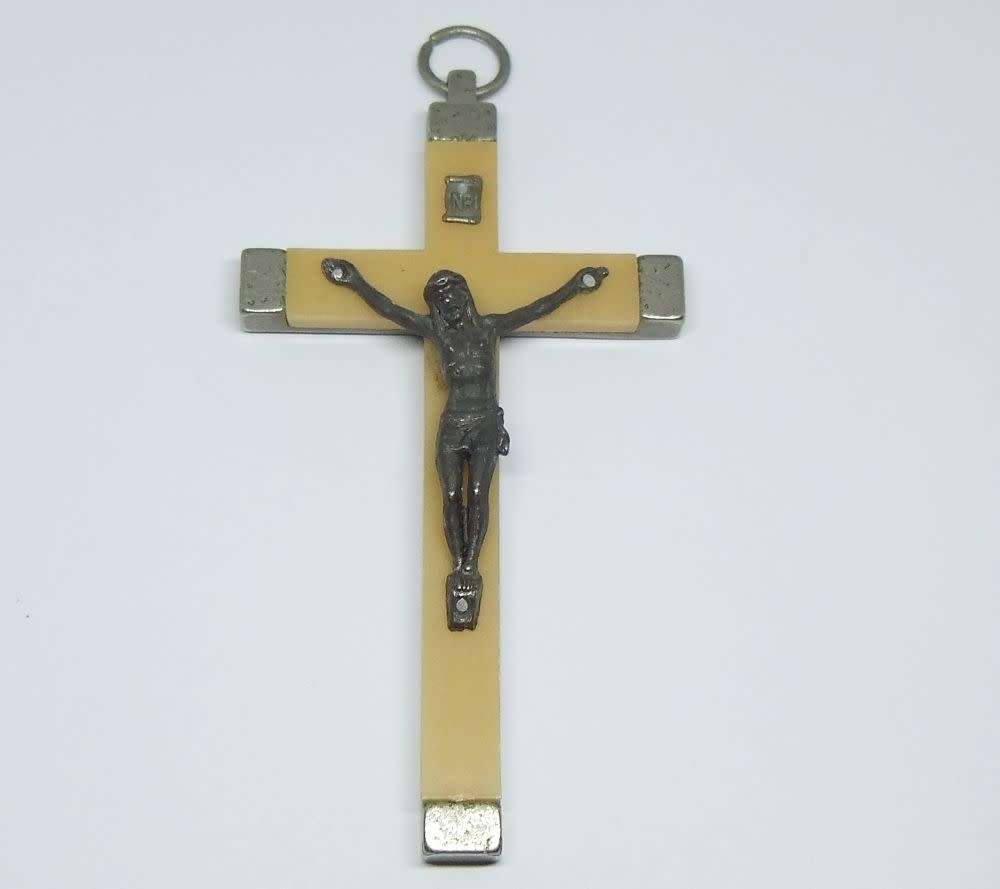 A magnificently detailed vintage Italian made Crucifix