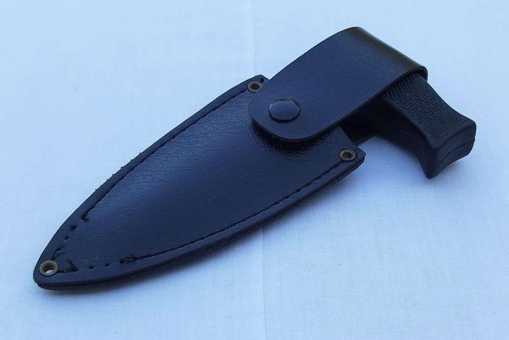 A totally cool D.O.W fist or push dagger - sharp - with sheath / pouch - hardly used