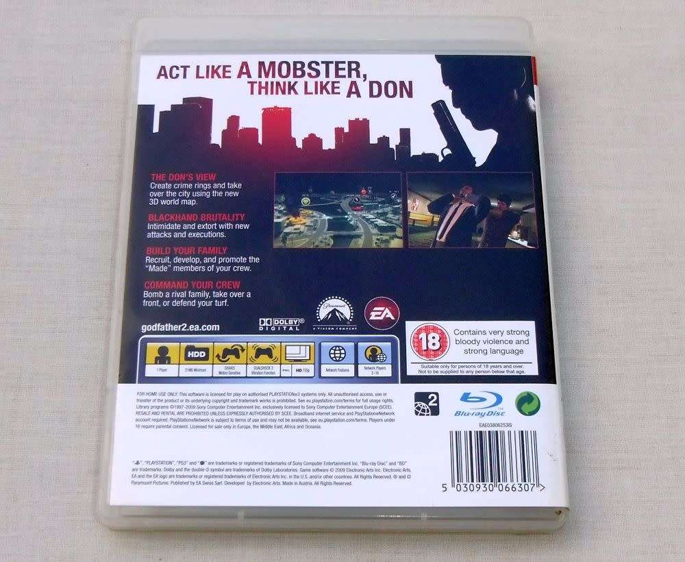 Playstation 3 Game - THE GODFATHER II