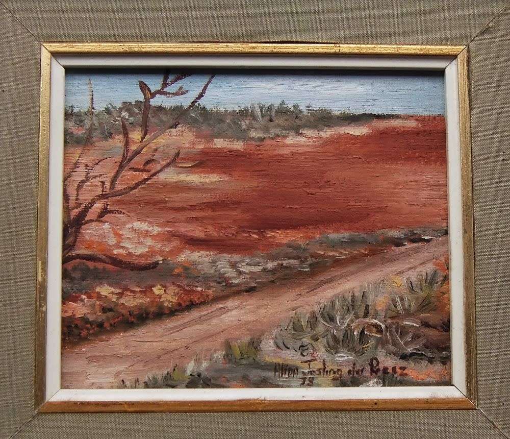 AN ORIGINAL OIL ON BOARD PAINTING BY SA ARTIST ALIDA JOSLING DU PREEZ DATED 1978