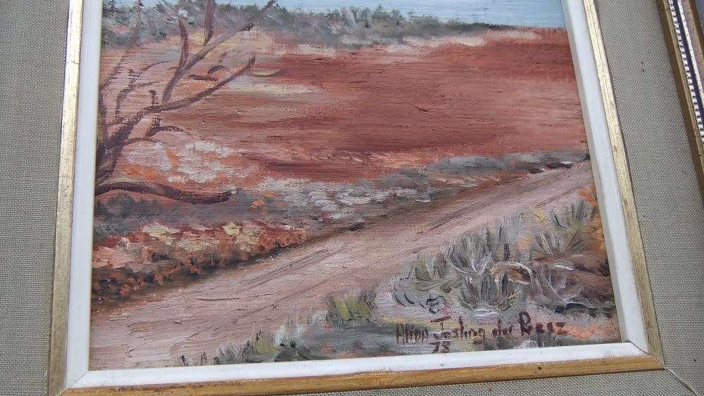 AN ORIGINAL OIL ON BOARD PAINTING BY SA ARTIST ALIDA JOSLING DU PREEZ DATED 1978