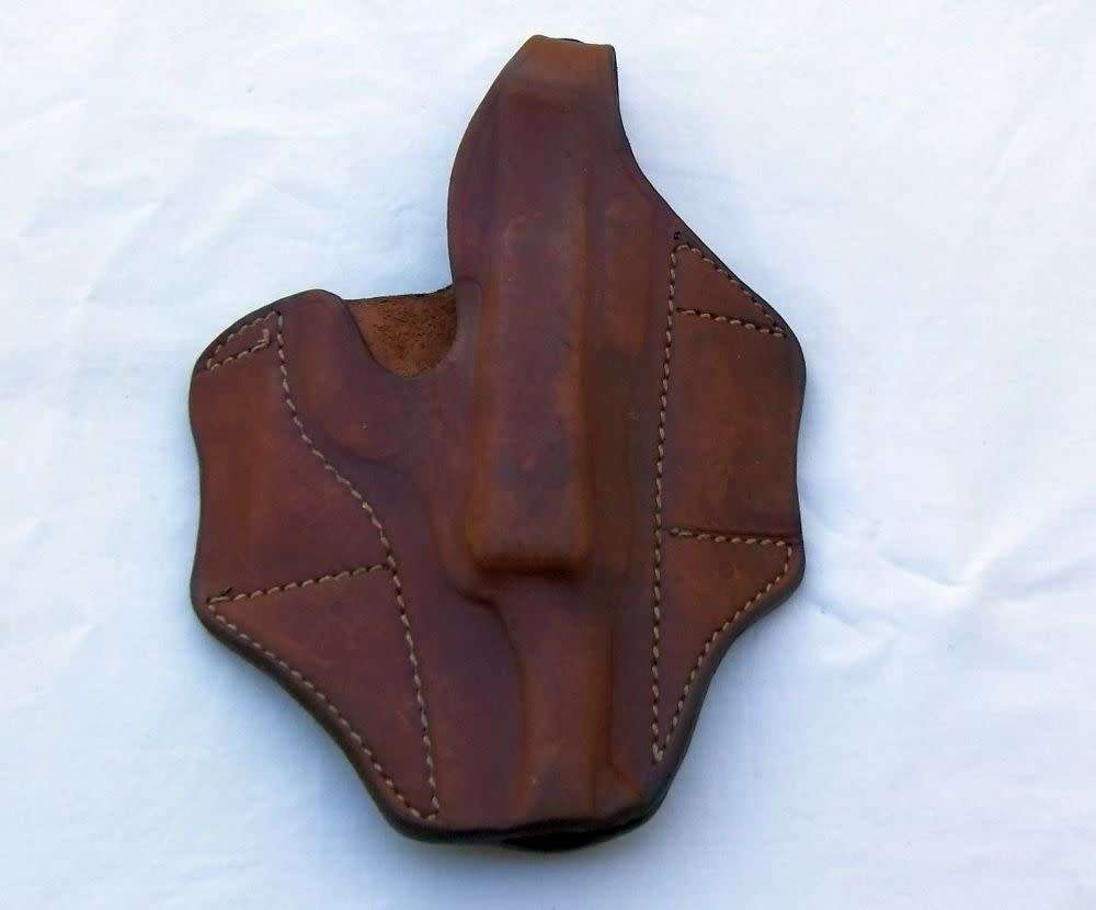 WOW !! AN AWESOME VINTAGE QUALITY GENUINE LEATHER WALTHER P38 PISTOL HOLSTER !!