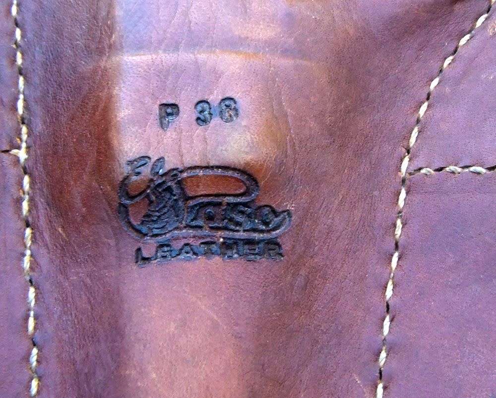 WOW !! AN AWESOME VINTAGE QUALITY GENUINE LEATHER WALTHER P38 PISTOL HOLSTER !!