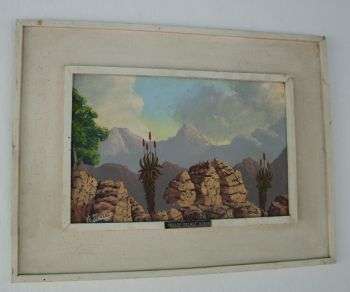 OIL ON BOARD - SIGNED