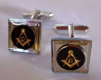 FREEMASON CUFFLINKS - POSTAGE R20