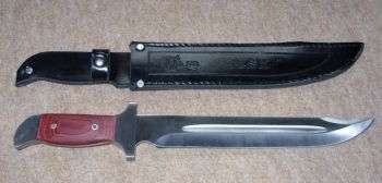 LONG KNIFE WITH SHEATH - POSTAGE R35