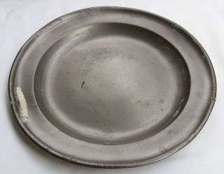 19TH CENTURY PEWTER PLATE - MUSEUM PIECE - POSTAGE R40