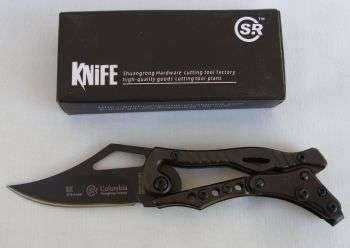 CSR BLACK METAL POCKET KNIFE - POSTAGE ONLY R25