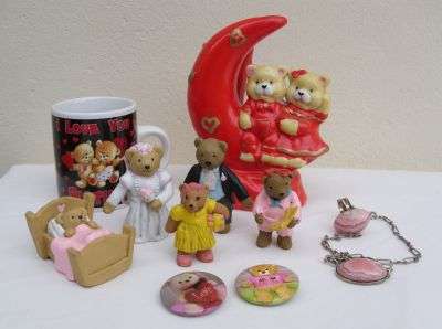 BEAR CUP - BEAR VASE - BEAR BADGES - BEAR TOYS - ARGENTINIAN JEWELLERY SET - POSTAGE R40