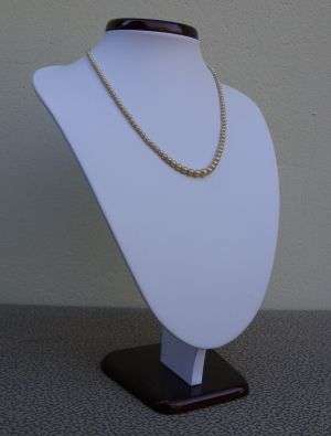 VINTAGE FAUX PEARL NECKLACE WITH STERLING SILVER CLASP - POSTAGE R25