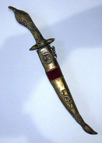 ANTIQUE DAGGER - LETTER OPENER - STAMPED 1821 - LOOKS PERSIAN - POSTAGE R30