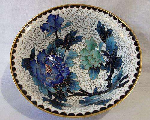 BEAUTIFUL CLOISONNE BOWL - GREAT CONDITION - POSTAGE R40