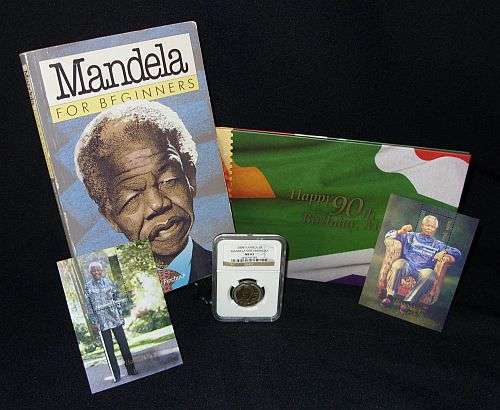 A SMALL MADIBA COLLECTION PLUS NGC GRADED COIN MS63 - MANDELA !!!!!