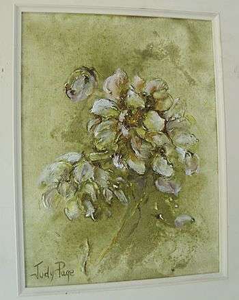 AN ORIGINAL OIL ON BOARD BY JUDY PAGE