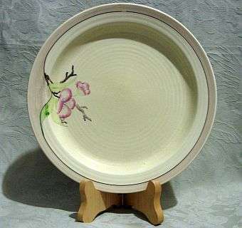 A CLARICE CLIFF ART DECO PLATE