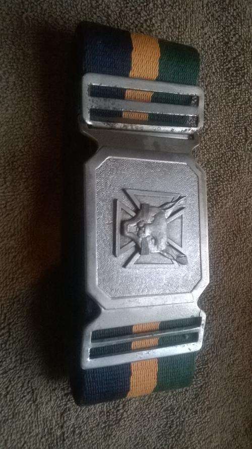 7 SA Infantry Sable Belt