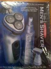 3-IN-1 RECHARGEABLE MEN'S SHAVER!!!!  GET THE SHAVE OF YOUR LIFE THAT WON'T GO UNNOTICED!!