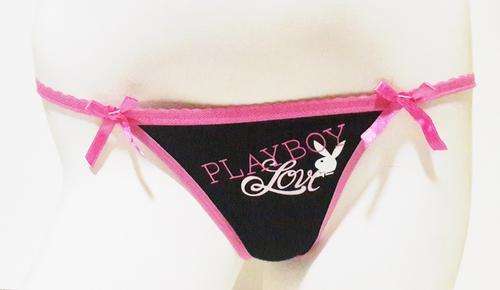 100% ORIGINAL BLACK PLAYBOY G-STRING