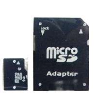 4 GB Micro SD card with SD adaptor