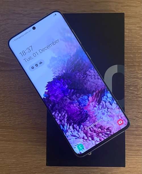 SAMSUNG GALAXY S20 128GB DUAL SIM - BLUE - LIKE NEW - 3 MONTHS WARRANTY