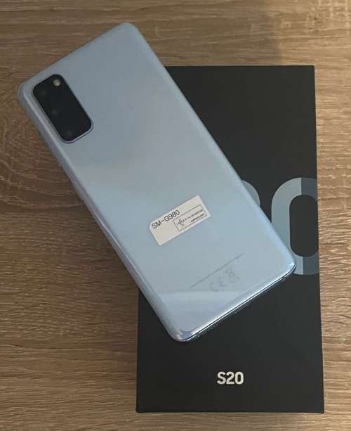 SAMSUNG GALAXY S20 128GB DUAL SIM - BLUE - LIKE NEW - 3 MONTHS WARRANTY
