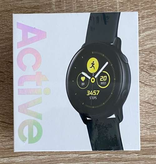 SAMSUNG GALAXY ACTIVE WATCH - BLACK - SEALED