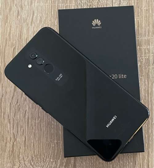HUAWEI MATE 20 LITE 64GB DUAL SIM - BLACK - LIKE NEW - 3 MONTHS WARRANTY