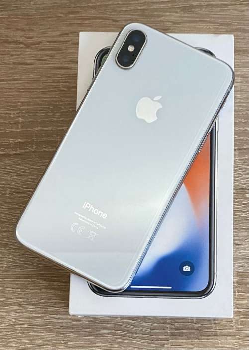 APPLE IPHONE X 64GB - SILVER - EXCELLENT CONDITION - 3 MONTHS WARRANTY