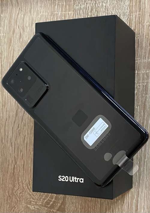 SAMSUNG GALAXY S20 ULTRA 128GB DUAL SIM - BLACK - BRAND NEW - 12 MONTHS WARRANTY