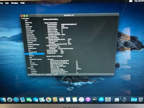 APPLE MACBOOK AIR 2017 13 INCH i5 1.8GHz 128GB SSD 8GB RAM - FAULTY
