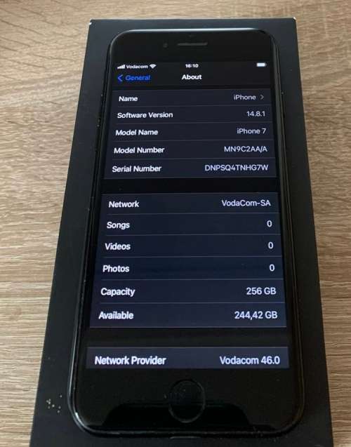 APPLE IPHONE 7 256GB - BLACK