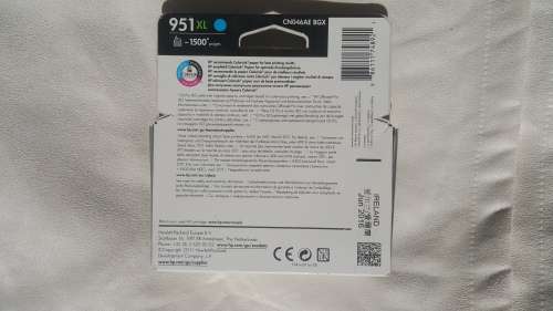 hp Cyan 951 XL - NEW!!!