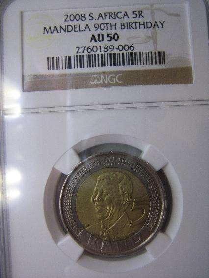 AU 50 RARE GRADE MANELA BIRTHDAY COIN