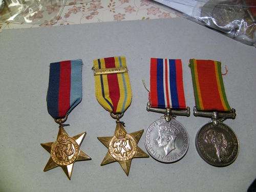WW2 Group of four medals to 187938 W.G.Booth S.A.M.C