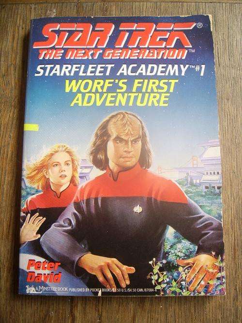 STAR TREK THE NEXT GENERATION: STARFLEET ACADEMY 1: WORF'S FIRST ADVENTURE BY PETER DAVID