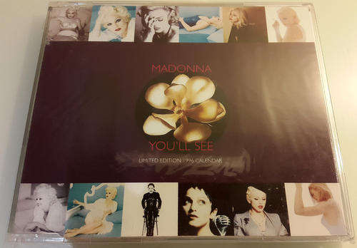 Madonna You'll See Ultra Rare UK Limited Edition with 6 Month Calendar