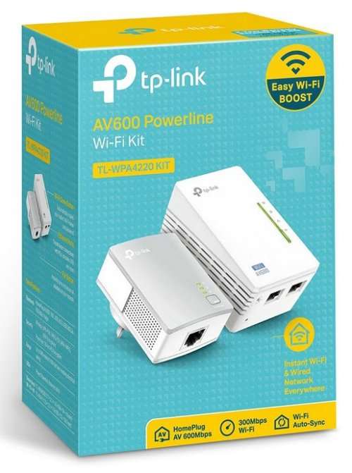 Powerline AV600 Wi-Fi Kit (TL-WPA4220 KIT)