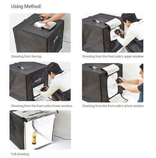 Product Photography Lightbox (Light Tent) - Godox LSD60 (60x60x60cm)