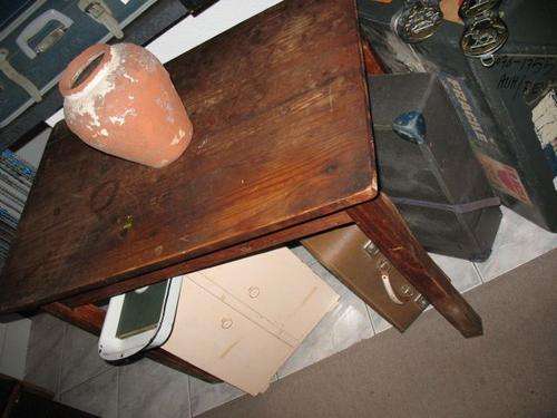 old kitchen or teachers table