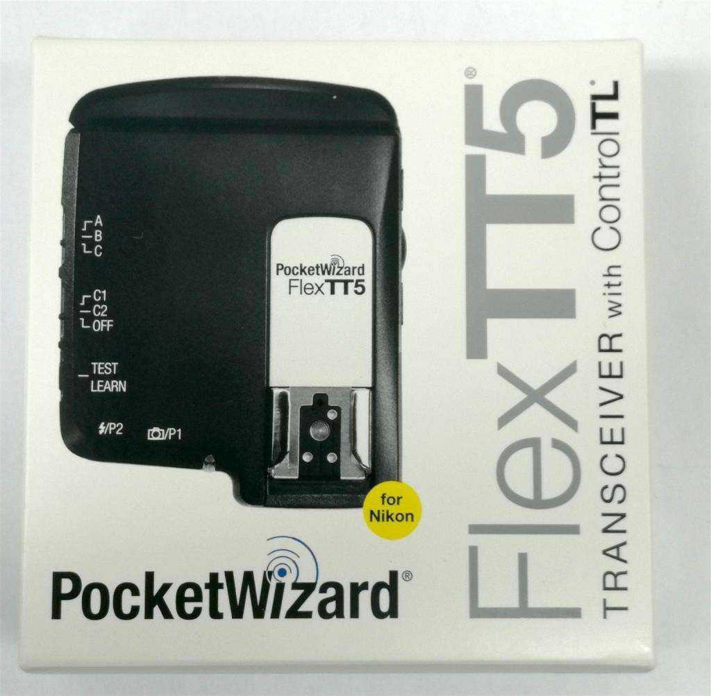 PocketWizard FlexTT5 Transceiver Radio Slave for Nikon i-TTL Flash System and Mini TT1