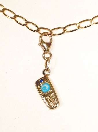 9k / 9ct gold clasp, 14mm: Attach a pendant/charm to different chains/bracelets. Ready for you