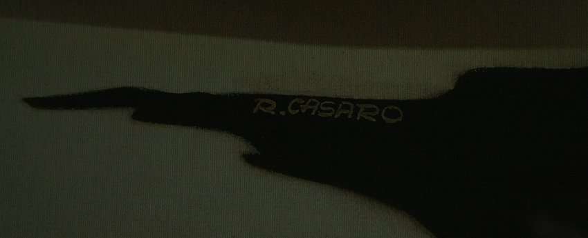 A HUGE, magnificent Renato Casaro framed print, behind glass